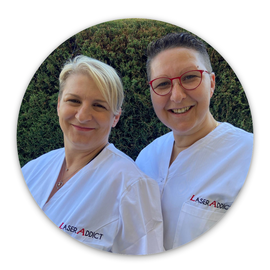 Christel & Stéphanie: The two founders of LaserAddict