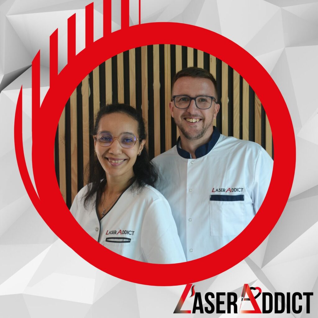 Florian Derot & Chaimaa Benlasri : Praticiens à LaserAddict Béziers